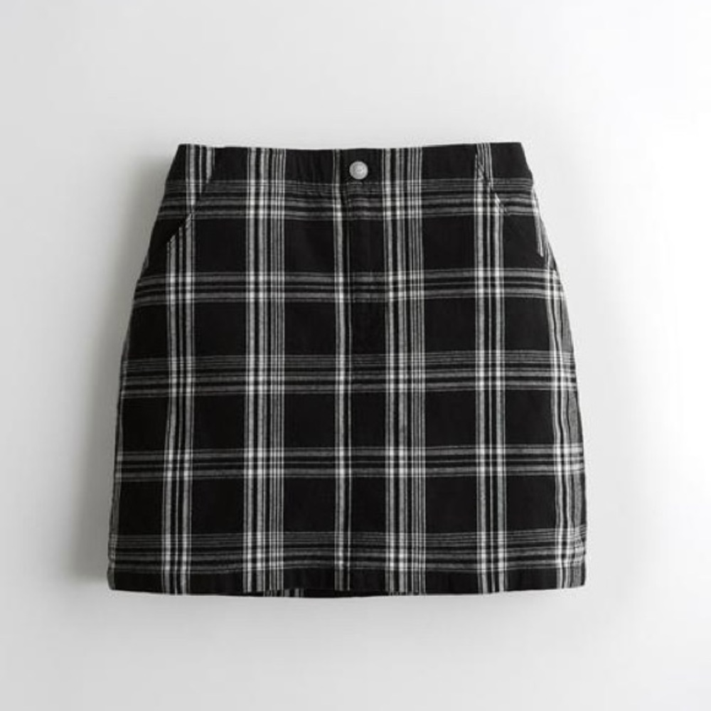 Hollister Plaid Skirt Ultra High-Rise Plaid S